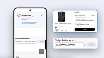 Descuento en móviles Samsung.