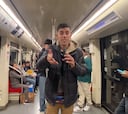 Youtuber venezolano recorre el Metro de Santiago y jamás pensó encontrar esto: “Se parece demasiado”