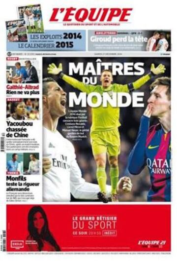 Portadas de la prensa deportiva