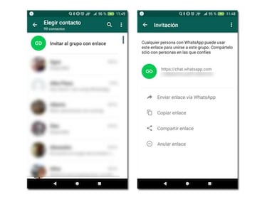 Ya puedes invitar grupos de WhatsApp con un enlace