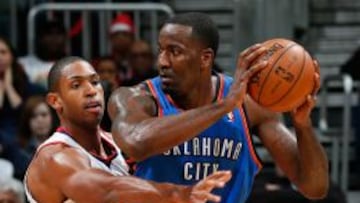 Kendrick Perkins, con los Thunder.