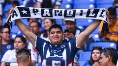   Fans o Aficion during the game Monterrey vs Tigres UANL, corresponding to second leg match of Semifinals of the Torneo Clausura 2023 of the Liga BBVA MX, at BBVA Bancomer Stadium, on May 20, 2023.

<br><br>

Fans o Aficion durante el partido Monterrey vs Tigres UANL, Correspondiente al partido de Vuelta de Semifinales del Torneo Clausura 2023 de la Liga BBVA MX, en el Estadio BBVA Bancomer, el 20 de Mayo de 2023.