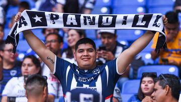   Fans o Aficion during the game Monterrey vs Tigres UANL, corresponding to second leg match of Semifinals of the Torneo Clausura 2023 of the Liga BBVA MX, at BBVA Bancomer Stadium, on May 20, 2023.

<br><br>

Fans o Aficion durante el partido Monterrey vs Tigres UANL, Correspondiente al partido de Vuelta de Semifinales del Torneo Clausura 2023 de la Liga BBVA MX, en el Estadio BBVA Bancomer, el 20 de Mayo de 2023.