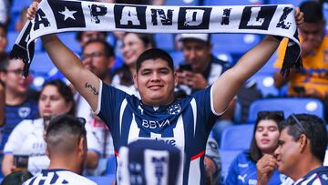Fans o Aficion during the game Monterrey vs Tigres UANL, corresponding to second leg match of Semifinals of the Torneo Clausura 2023 of the Liga BBVA MX, at BBVA Bancomer Stadium, on May 20, 2023.
<br><br>
Fans o Aficion durante el partido Monterrey vs Tigres UANL, Correspondiente al partido de Vuelta de Semifinales del Torneo Clausura 2023 de la Liga BBVA MX, en el Estadio BBVA Bancomer, el 20 de Mayo de 2023.