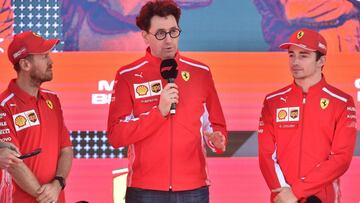 Binotto refuerza a sus pilotos: "La unión Vettel-Leclerc funciona"