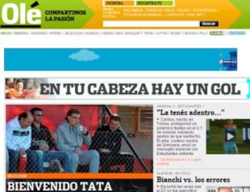 Portadas de la prensa extranjera