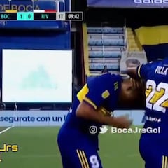 ¡Es el 9 de Boca! Así marcó Wanchope Ábila el gol inicial ante River en el Superclásico