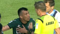 Gary Medel se fue expulsado en empate del Bologna