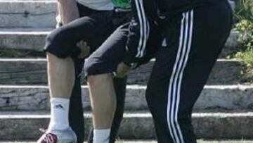 <B>BAJA.</B> El centrocampista danés no jugó contra el Levante y es muy dudosa su presencia ante el Villarreal.