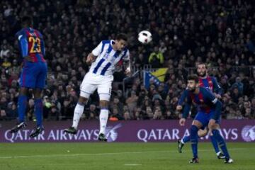 El delantero brasileño de la Real Sociedad ha marcado cinco de sus nueve goles con la cabeza. Esta campaña está siendo imprescindible para el cuadro vasco. Es un jugador que aprovecha al máximo los balones facilitados desde los costados. El carioca se está erigiendo como un gran cabeceador y Eusebio hace un buen uso de la gran estatura del exjugador del Real Madrid.