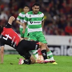 Atlas y Santos Laguna empataron en la Jornada 1 de la Copa Sky