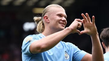 Norwegian hitman Haaland found the net against a new victim on Sunday, scoring the opening goal against Sheffield United at Bramall Lane.