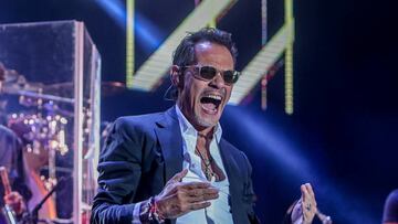 MADRID, SPAIN - JUNE 21: The artist Marc Anthony performs in a concert at IFEMA MADRID LIVE at the Ifema Madrid fairgrounds, on 21 June, 2022 in Madrid, Spain. Marc Anthony arrives in Spain to delight the audience with the songs of his tour "Pa'lla voy Tour", which also coincides with the name of the first preview of his next album, scheduled for spring 2022. (Photo By Ricardo Rubio/Europa Press via Getty Images)