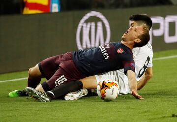 Nacho Monreal y Carlos Soler.