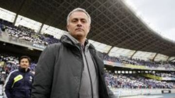 Jos&eacute; Mourinho, en Anoeta.