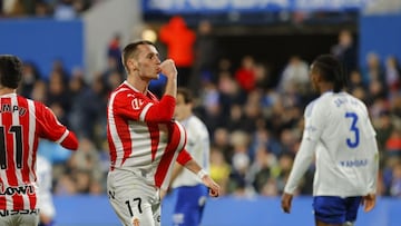 Zaragoza 1-1 Sporting: resumen, goles y resultado