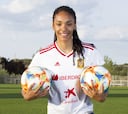 Salma Paralluelo, la atleta y futbolista, cerca del Villarreal