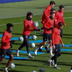 Lemar y Koke siguen al margen; Vitolo espera el alta médica