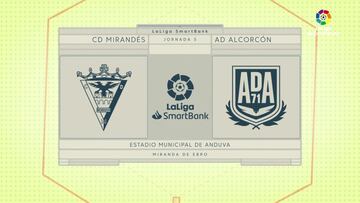 Resumen y goles del Mirandés vs. Alcorcón de Liga Smartbank