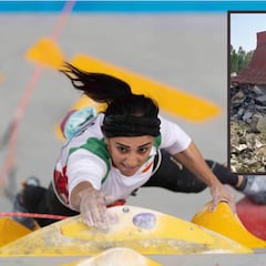 Iranian regime demolishes family home of climber Elnaz Rekabi after she competed without a hijab