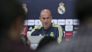 Zidane, en rueda de prensa