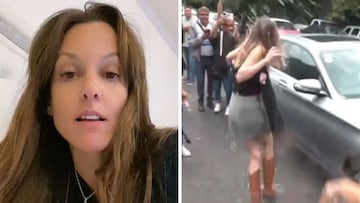 Lady Racista es agredida tras salir de su audiencia