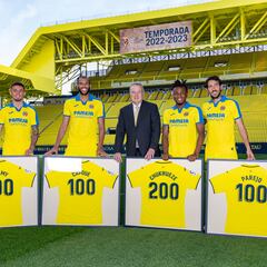 El Villarreal pone en valor y celebra a sus centenarios de este curso