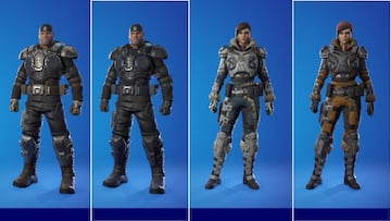 Skins Marcus F&eacute;nix y Kait D&iacute;az de Gears of War en Fortnite, y todos sus estilos distintos