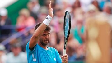 Tennis - ATP 250 - Eastbourne International - Devonshire Park, Eastbourne, Britain - June 24, 2019   Spain&#039;s Fernando Verdasco celebrates winning his first round match against Australia&#039;s John Millman   Action Images via Reuters/Andrew Couldridge