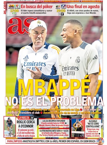 Las portadas de AS de agosto