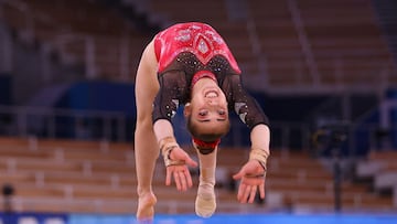 Marina González de la selección espñola de gimnasia artística.