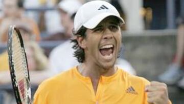 <b>FELIZ.</b> Fernando verdasco celebra su triunfo ante Tommy Haas, que lo coloca en los octavos de final del Abierto de Estados Unidos.