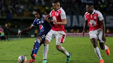 Millonarios qued&oacute; eliminado de la Liga &Aacute;guila I - 2018 despu&eacute;s de perder ante Independiente Santa Fe.