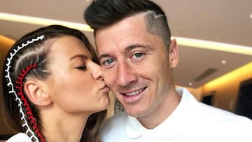 El dulce consuelo de Anna Stachurska a Lewandowski