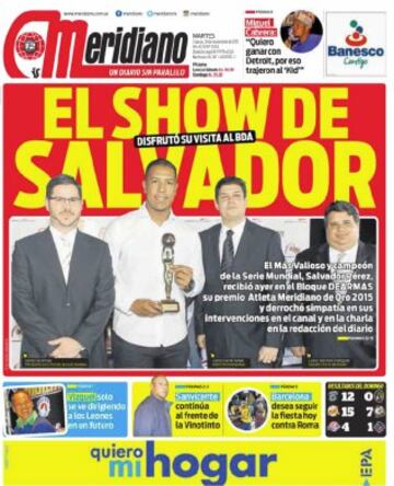 Portadas de la prensa mundial