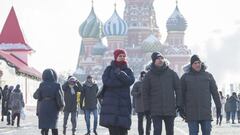 El Athletic, de paseo por la Plaza Roja a -12º
