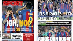 La prensa de Barcelona no hace sangre de la derrota