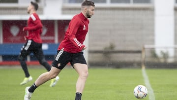 Entrenamiento de Osasuna en Tajonar