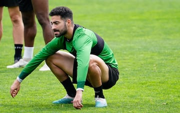 Rubén Alves, del Racing, en El Sardinero.