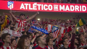 Aficionados del Atlético.