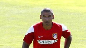 El &#039;Cata&#039; volvi&oacute; ayer a los entrenamientos con el Atl&eacute;tico de Madrid.