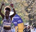Jepchirchir hace lo nunca visto en la Maratón de Nueva York