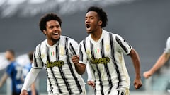 Juan Guillermo Cuadrado en un partido de Juventus en la Serie A