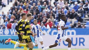 Partido de la jornada 37 de LaLiga Hypermotion entre Legan¨¦s y Zaragoza.