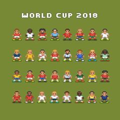 El Mundial de Rusia 2018 en 8 bits