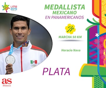 Los mexicanos con medalla de plata en Lima 2019