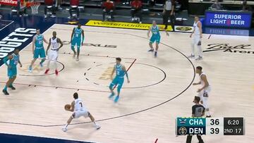 La exhibición de Campazzo ante Hornets con récord personal incluido