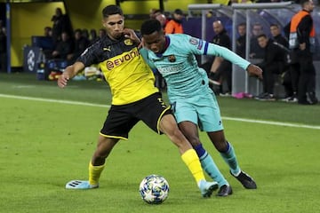 Ansu Fati in action against Borrussia Dortmund