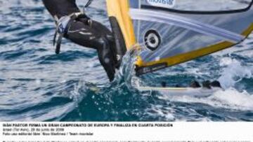 Iv&aacute;n Pastor domina en tablas a vela en el Trofeo Princesa Sof&iacute;a. 