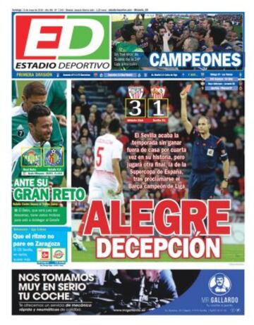 Portadas de la prensa mundial